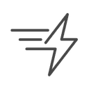 A clock or speed icon, symbolizing rapid and efficient verification processing.